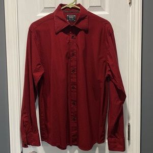 Men’s Gingham Dress Shirt Size Medium